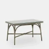 Victoria Exterior Café Table Rectangular - Antique Grey