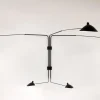 Wall Lamp with Five Rotating Straight Arms