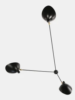 Wall Lamp with Three Fixed Arms