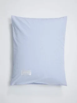 Wall Street Pillow Case Poplin - Light Blue Mini Stripes